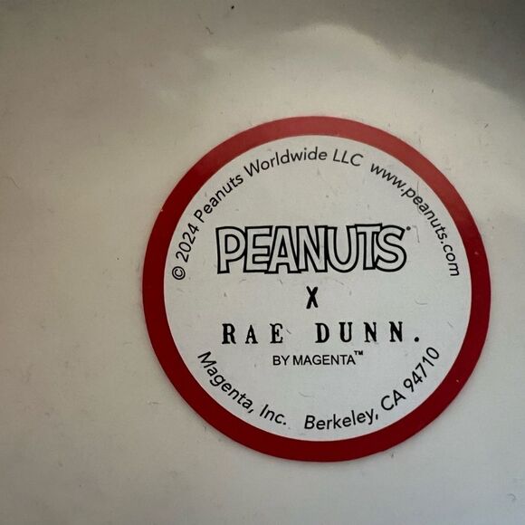 Peanuts x Rae Dunn Paw La La Pet Bowls- Set of 2 - Picture 8 of 8